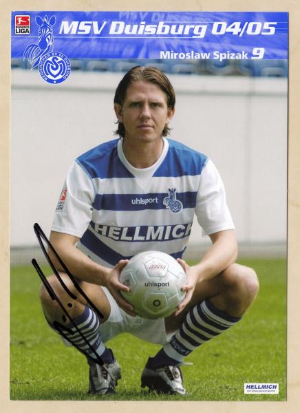Spizak, Miroslav - MSV Duisburg (2004/05)