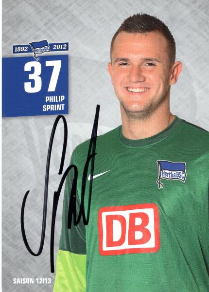 Sprint, Philip - Hertha BSC Berlin (2012/13)