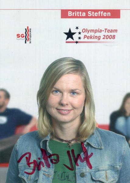 Steffen, Britta - Olympiasiegerin 2008