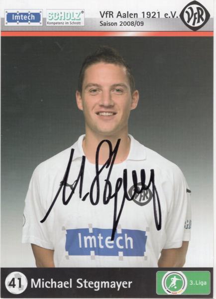 Stegmayer, Michael - VFR Aalen (2008/09)