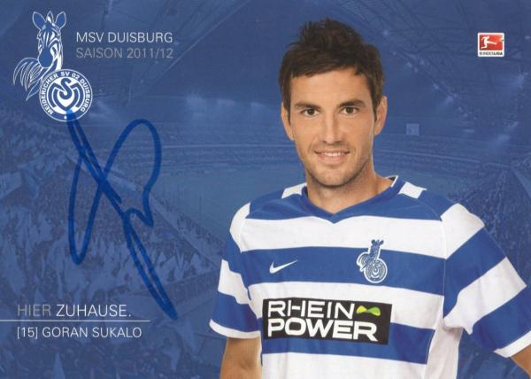 Sukalo, Goran - MSV Duisburg (2011/12)