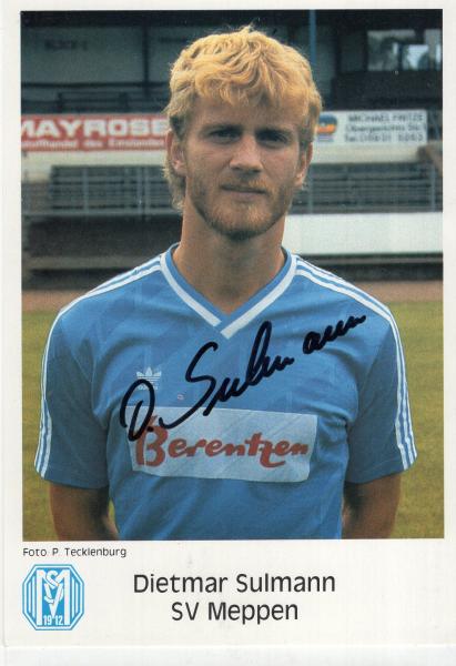 Sulmann, Dietmar - SV Meppen (1989/90)
