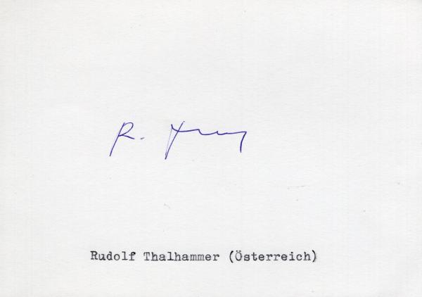Thalhammer, Rudolf