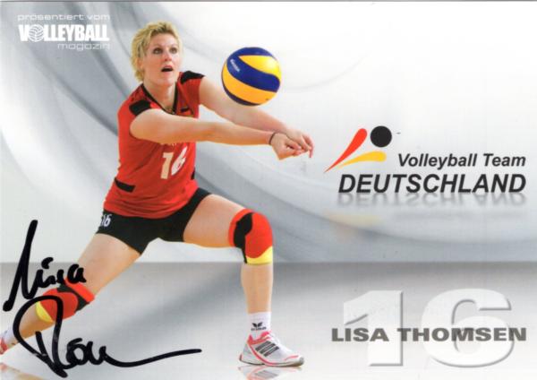 Thomsen, Lisa - Nationalmannschaft