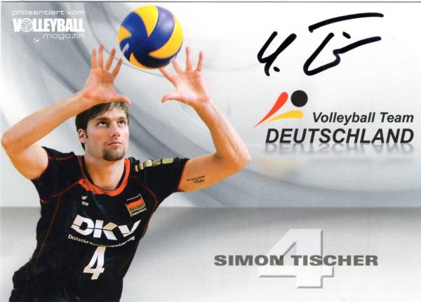 Tischer, Simon - Nationalmannschaft