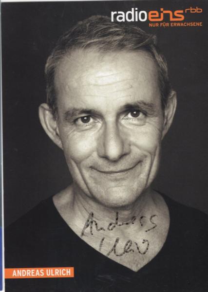 Ulrich, Andreas - Radio Eins rbb