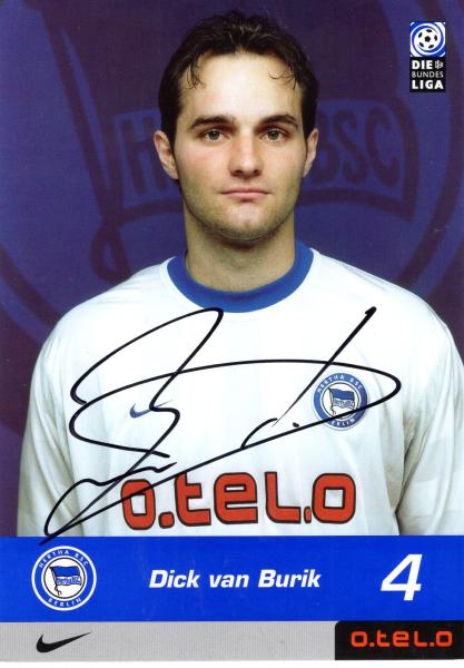 van Burik, Dick - Hertha BSC Berlin (2000/01)
