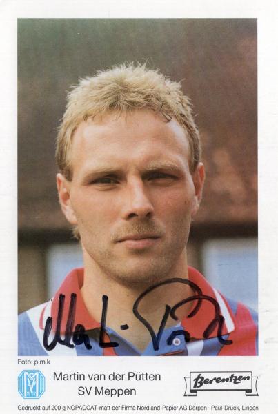 van der Pütten, Martin - SV Meppen (1990/91)