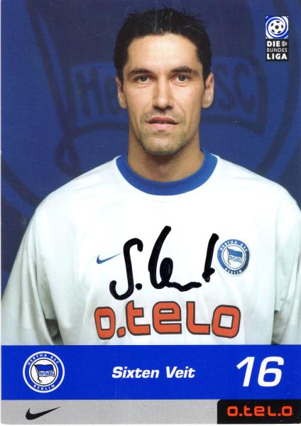 Veit, Sixten - Hertha BSC Berlin (2000/01)
