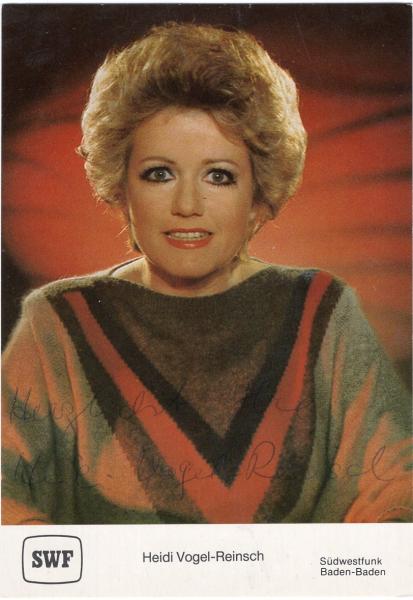 Vogel-Reinsch, Heidi