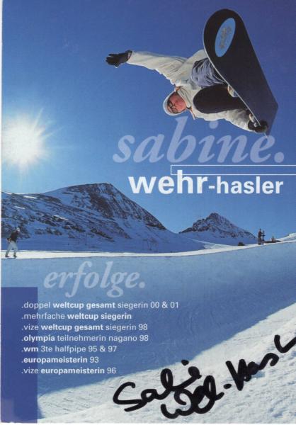 Wehr-Hasler, Sabine - Vize Europameisterin 1996