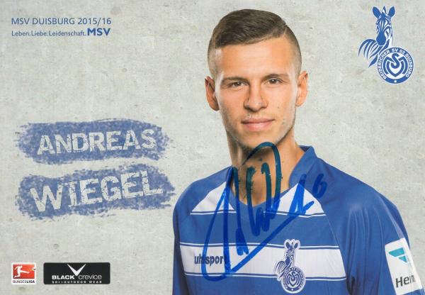 Wiegel, Andreas - MSV Duisburg (2015/16)