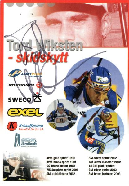 Wiksten (S), Tord - Olympia Bronze 1992