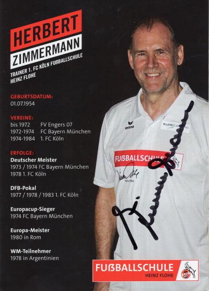 Zimmermann, Herbert - 1.FC Köln