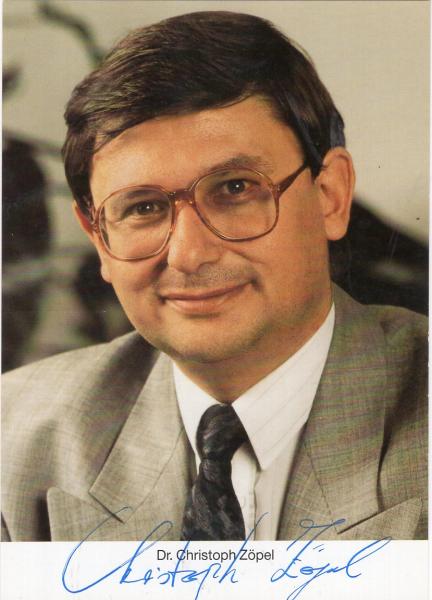 Zöpel, Dr. Christoph