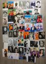 Konvolut - 50 Druckunterschriften - Schauspieler International + National + Musik