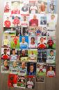 Fußball National - 35 unsignierte Autogrammkarte
