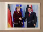 Abdullah II. bin ibn Hussein (König von Jordanein) & Angela Merkel