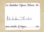 Balewa (1912-1966), Abubakar Tafawa - ehem. Ministerpräsident von Nigeria