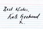 Fleetwood, Kate