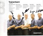 Kanurennsport - Programmheft mit 27 Unterschriften