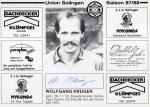 Krüger, Wolfgang - Union Solingen (1987/88)