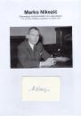 Nikezic (†), Marko - ehem. Außenminister von Jugoslawien
